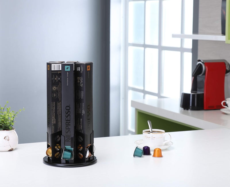 FlagShip Nespresso Originalline Pod Holders Nespresso Capsules Dispenser Holder Storage Stand Carousel Capsules Rack (60 Pods) - Image 5